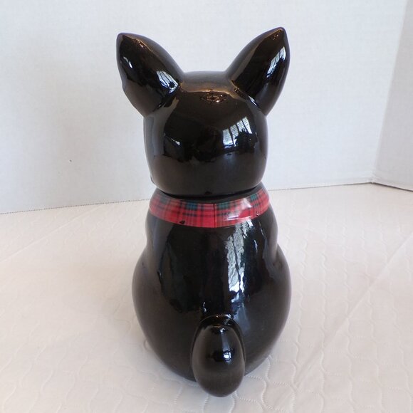 Scottish Terrier Cookie/Dog Treat Jar by Design Studio Scottie 9 1/4" #4023 - Picture 2 of 6
